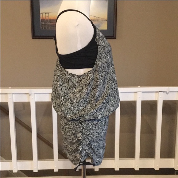 NWT, women's Athleta Laguna Side Scrunch Tankini Top - Picture 4 of 13